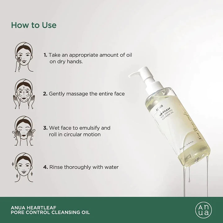 Heartleaf Pore Control Cleansing Oil